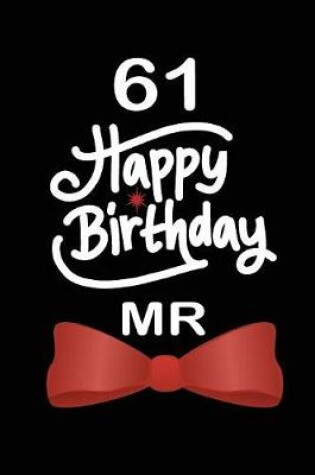 Cover of 61 Happy birthday mr