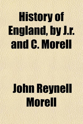 Book cover for History of England, by J.R. and C. Morell