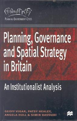 Cover of Planning, Governance and Spatial Strategy in Britain