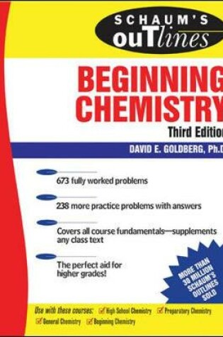 Cover of Schaum's Outline of Beginning Chemistry, 3rd ed