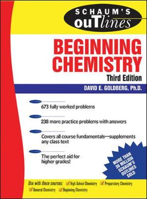 Book cover for Schaum's Outline of Beginning Chemistry, 3rd ed
