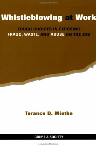 Cover of Whistleblowing At Work