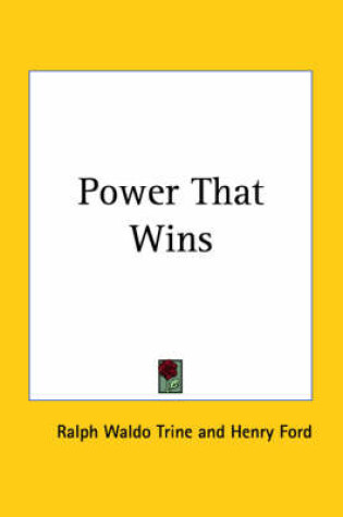 Cover of Power That Wins (1928)