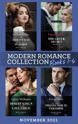 Book cover for Modern Romance November 2021 Books 1-4