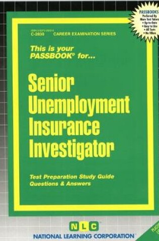 Cover of Senior Unemployment Insurance Investigator