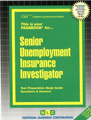 Book cover for Senior Unemployment Insurance Investigator