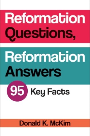 Cover of Reformation Questions, Reformation Answers