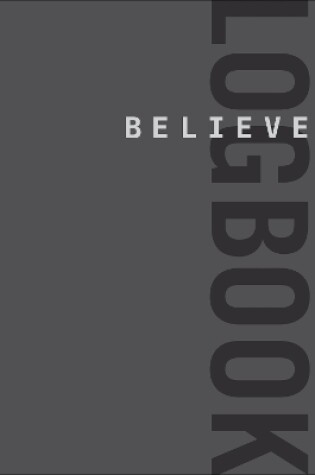 Cover of Believe Logbook