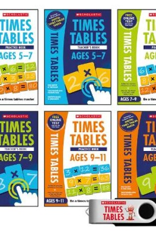 Cover of National Curriculum Times Tables Classroom Pack (6 books + USB)