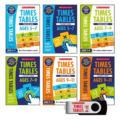 Cover of National Curriculum Times Tables Classroom Pack (6 books + USB)