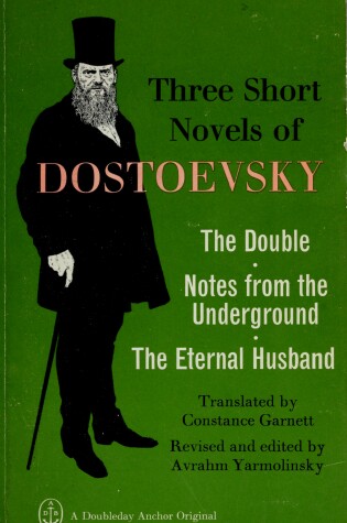 Cover of Three Novels Dostoev