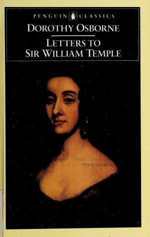 Cover of Letters to Sir William Temple