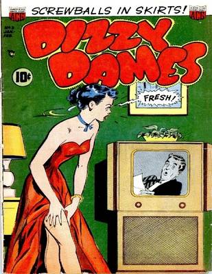 Book cover for Dizzy Dames Number 3 Humor Comic Book