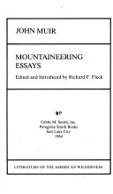 Book cover for Mountaineering Essays: John Muir
