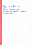 Cover of Political Parties and Policy Gridlock in American Government