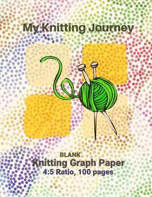 Book cover for My Knitting Journey, Blank Knitting Graph Paper-4