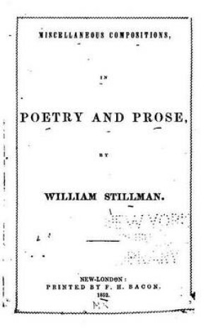 Cover of Miscellaneous Compositions in Poetry and Prose