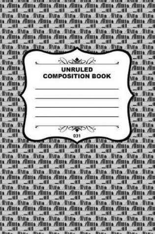 Cover of Unruled Composition Book 031