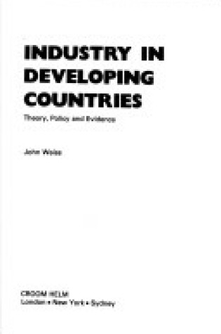 Cover of Industry in Developing Countries