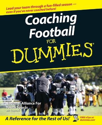 Book cover for Coaching Football for Dummies