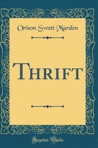 Cover of Thrift (Classic Reprint)