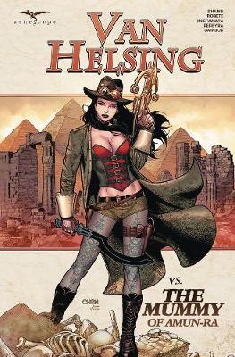 Book cover for Van Helsing vs The Mummy of Amun - Ra