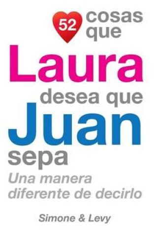 Cover of 52 Cosas Que Laura Desea Que Juan Sepa