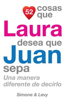 Book cover for 52 Cosas Que Laura Desea Que Juan Sepa