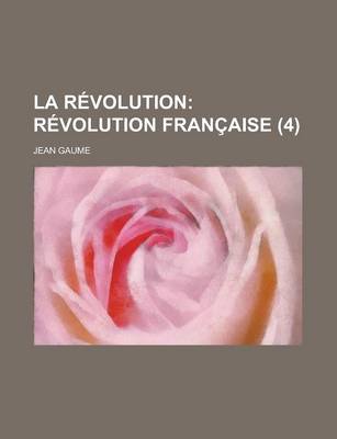 Book cover for La Revolution (4)