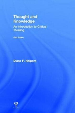 Cover of Thought and Knowledge