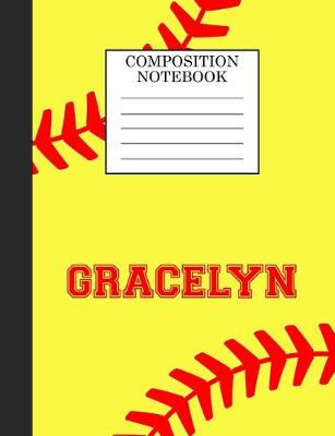 Book cover for Gracelyn Composition Notebook