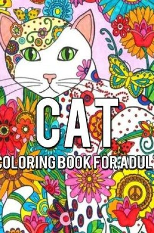 Cover of Cat Coloring Book for Adults