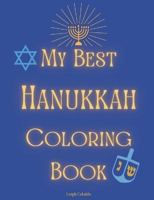 Book cover for My Best Hanukkah Coloring Book