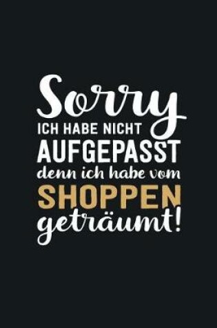 Cover of Ich habe vom Shopping getraumt