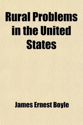 Book cover for Rural Problems in the United States