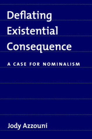 Cover of Deflating Existential Consequence