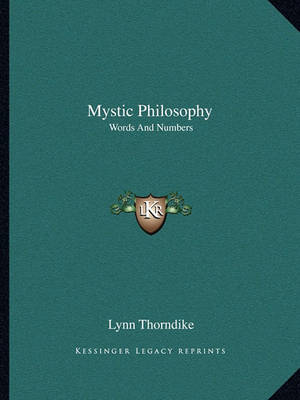 Book cover for Mystic Philosophy