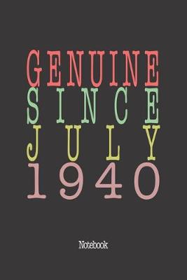 Book cover for Genuine Since July 1940