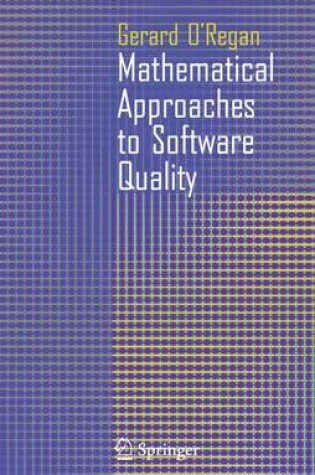 Cover of Mathematical Approaches to Software Quality