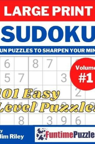 Cover of Large Print Sudoku Easy