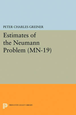 Book cover for Estimates of the Neumann Problem. (MN-19)