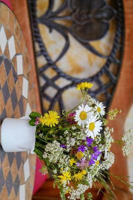 Book cover for Wildflowers Bouquet on a Garden Table Journal