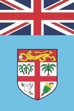 Cover of Fiji Flag Notebook - Fijian Flag Book - Fiji Travel Journal