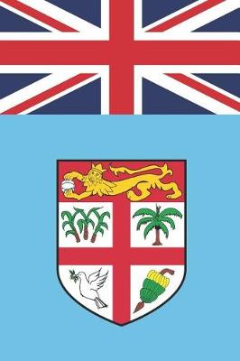 Book cover for Fiji Flag Notebook - Fijian Flag Book - Fiji Travel Journal