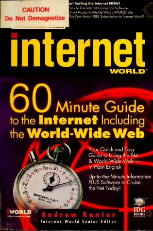 Cover of 60 Minute Guide to the Internet