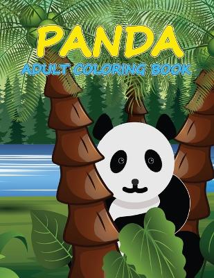 Book cover for Panda Adult Coloring Book