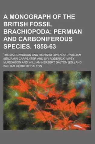 Cover of A Monograph of the British Fossil Brachiopoda