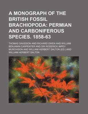 Book cover for A Monograph of the British Fossil Brachiopoda