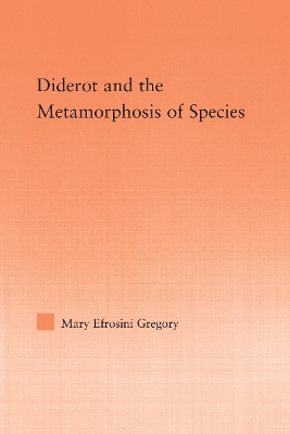 Book cover for Diderot and the Metamorphosis of Species