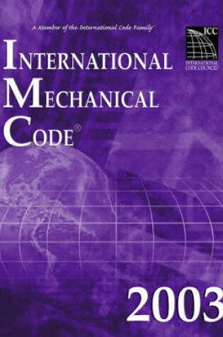 Cover of 2003 Intl Mechanical Code